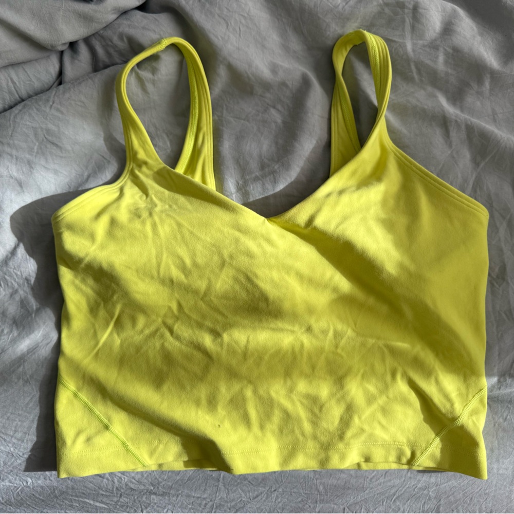 Lululemon Athletica Lemon Yellow Align Tank